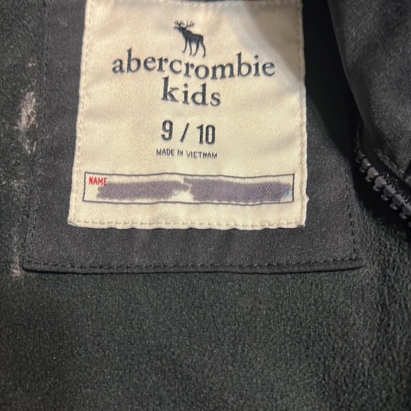 Abercrombie boys jacket. Fleece lined. Size 9/10 - Picture 3 of 4